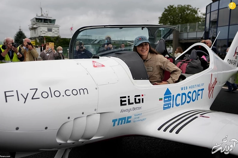 (تصاویر) آغاز سفر جوانترین خلبان زن به دور دنیا